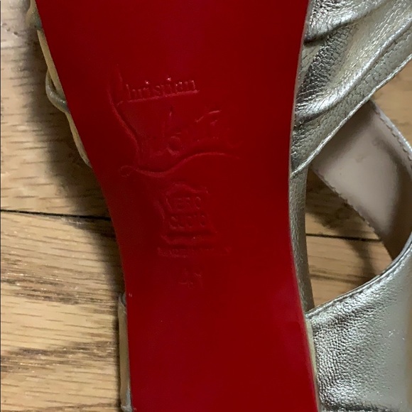 CHRISTIAN LOUBOUTIN FORTUNA 140 SANDALS SIZE 41 - Picture 5 of 8